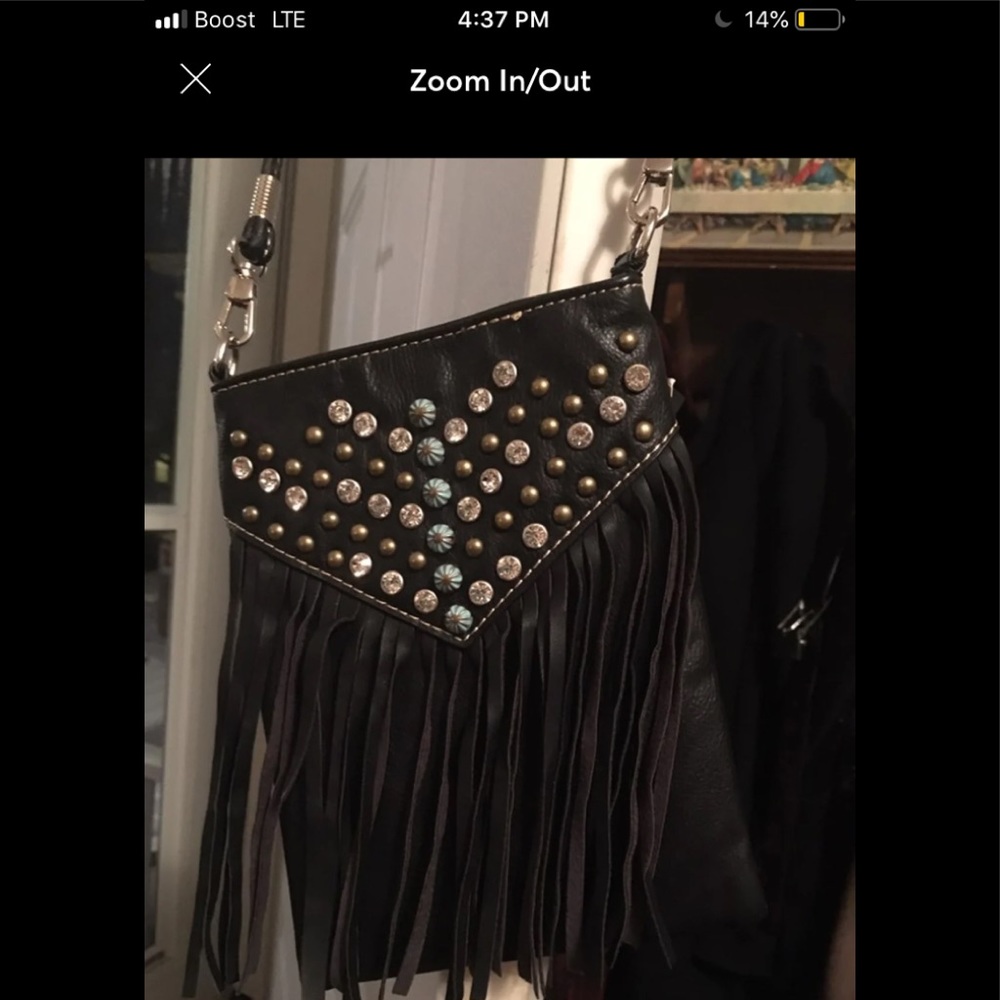 American Bling Fringe Crossbody